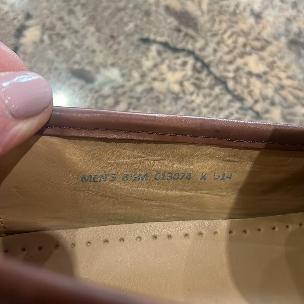 Cole Haan Brown Woven Leather Loafers - Picture 7 of 10